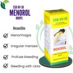 SSB HV - 36 MENOROL (Relieves Menorrhagia & Metorrhagia) 30ml