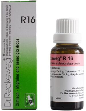 Dr. Reckeweg R16 Migraine and Neuralgia Drop