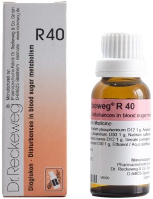 Dr. Reckeweg R40 Diabetes Drop Homeopathic Medicine