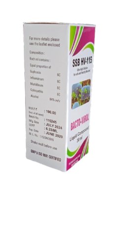 SSB HV - 115 [ BACTO - VIRAL DROPS (Prevents bacteria & viral Infections)]