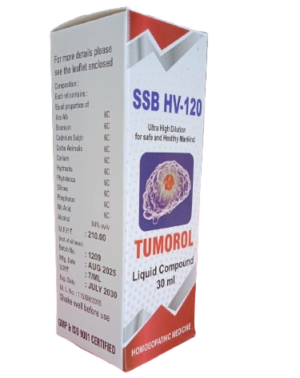 SSB HV -120 ( TUMOROL DROPS : For dissolving tumors)
