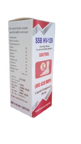 SSB HV - 129 GOUTROL DROPS (For Gout)